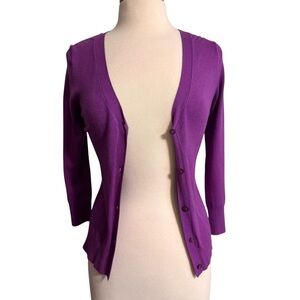 Mossimo Supply Co. Women's Purple Cardigan size X-Small